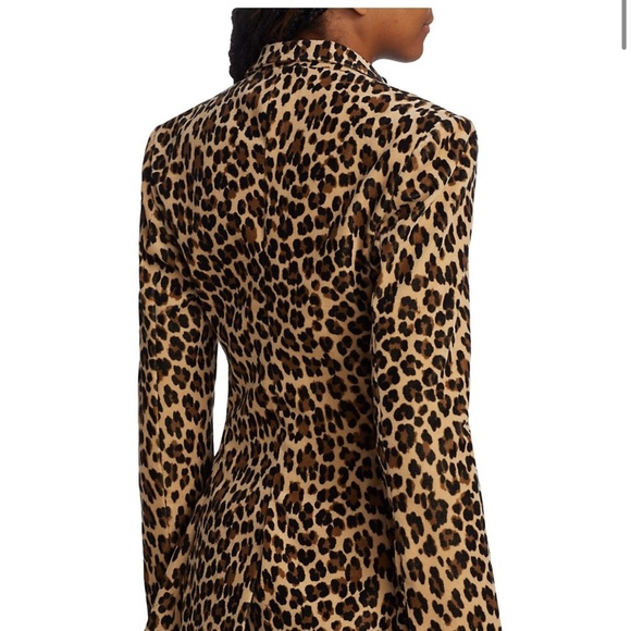 FRAME- classic cheetah-print Blazer/ leopard velvet blazer - Picture 9 of 16